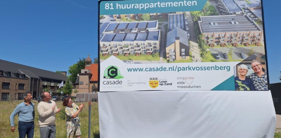 Casade start met bouwproject Park Vossenberg in Kaatsheuvel