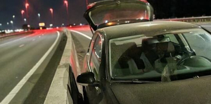 Spookrijder onder invloed aangehouden op de A59 bij Waalwijk