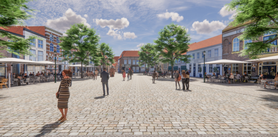 Vismarkt Heusden gaat maandenlang op de schop