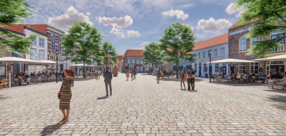 Gemeente Heusden unaniem: 827.000 euro voor herinrichting Vismarkt