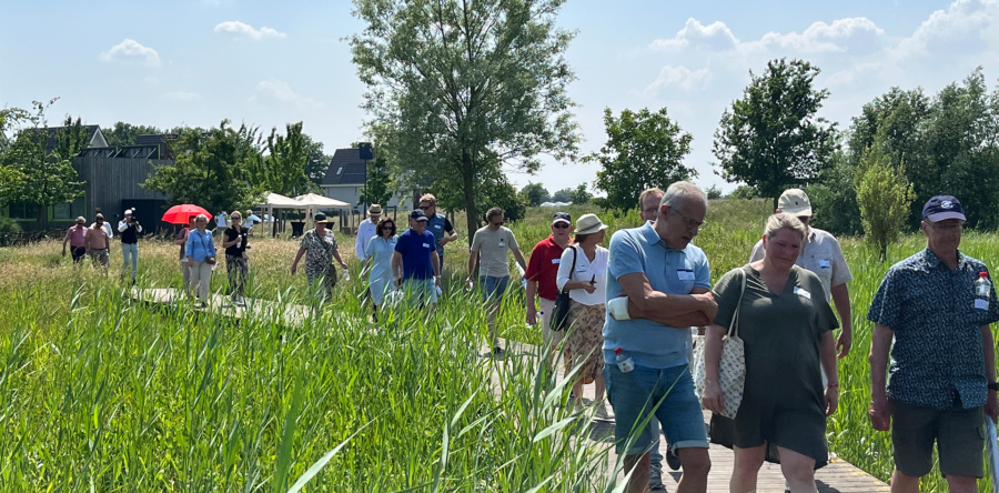 College Heusden onder de indruk van Geerpark tijdens werkbezoek