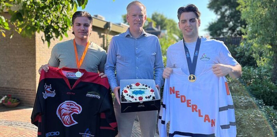 Ijshockeybroers Van de Wiel zijn de Heusdense ‘Doeners van de Maand’