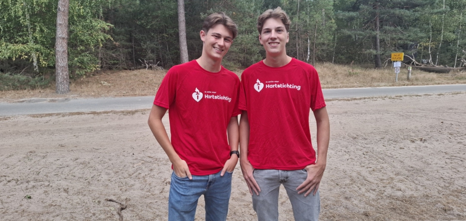 Len en Mathijs lopen 80 van de Langstraat voor Hartstichting (Video)
