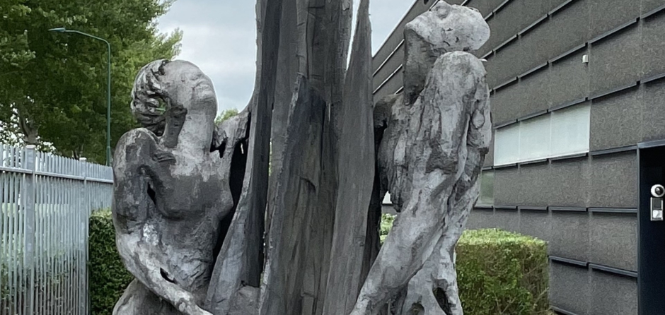 Kunstwerk ‘Samen onderweg’ naar Kasteelhoevenweg na stemronde