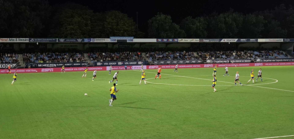 RKC Waalwijk moet late tegentreffer slikken en gaat onderuit