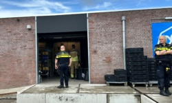 Brand in magazijn Albert Heijn Jan Linders, mogelijk kortsluiting