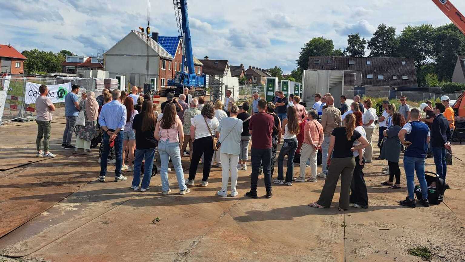 Casade bouwt huizen in Sprang-Capelle, één huis per dag
