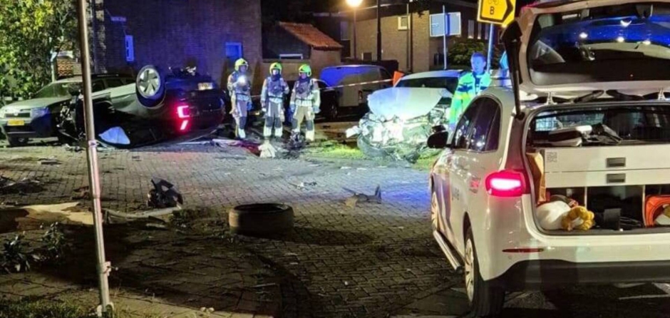 Politieachtervolging eindigt in Waalwijk met crash