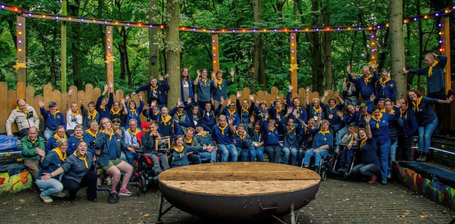 Scouting De Stormvogels vierde haar 40-jarig jubileum