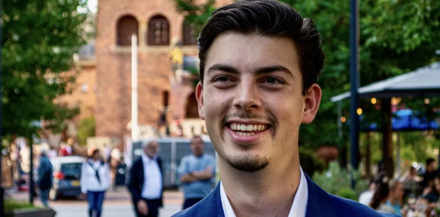 Milos Boksan (22) nieuwe lijsttrekker VVD Waalwijk