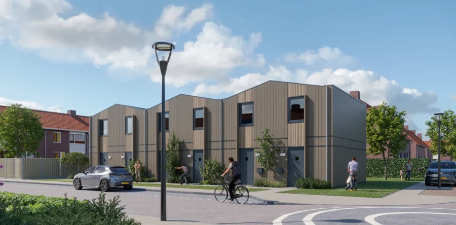 Casade en Barli bouwen razendsnel veertien woningen in Sprang-Capelle