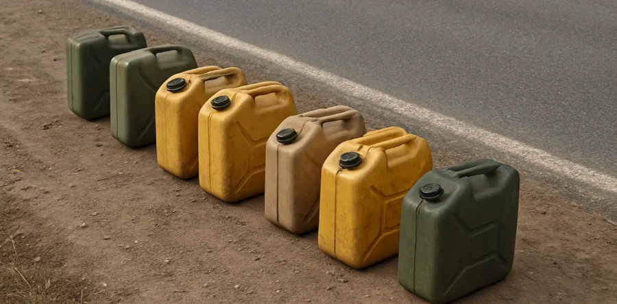 Politie doet onderzoek naar aangetroffen jerrycans in Kaatsheuvel