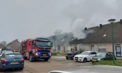 Brand in woning aan Mark in Kaatsheuvel: veel rook