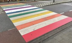 Gemeente Waalwijk voegt de kleur paars toe aan regenboogzebrapad
