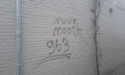 Graffiti ontdekt in centrum Waalwijk: ‘Onaanvaardbaar en respectloos’