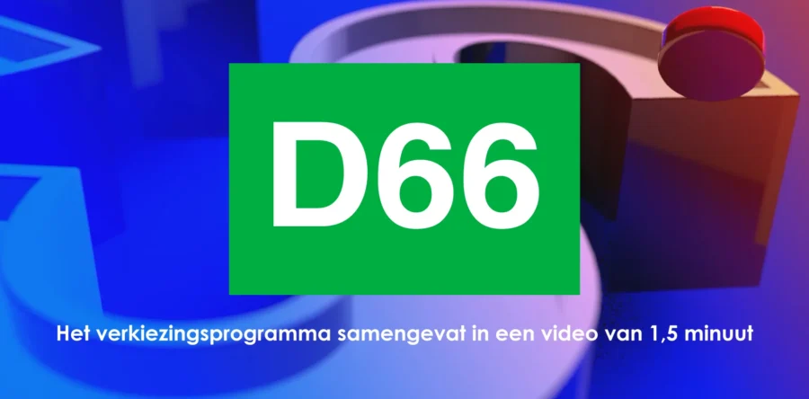 D66 Waalwijk samengevat in 1,5 minuut