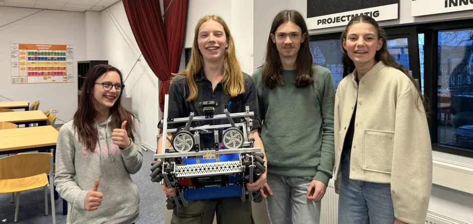 Leerlingen d'Oultremontcollege naar finale robotmaakwedstrijd (Video)