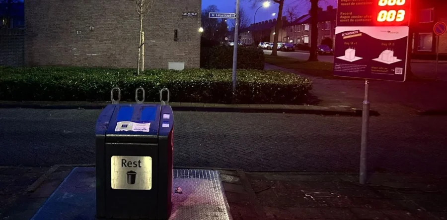 Afvalchallenge in Waalwijk: geen afval meer naast de container