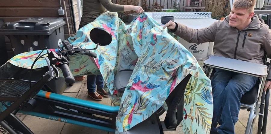 Amarant ontvang duofiets dankzij Rabobank Stimuleringsfonds