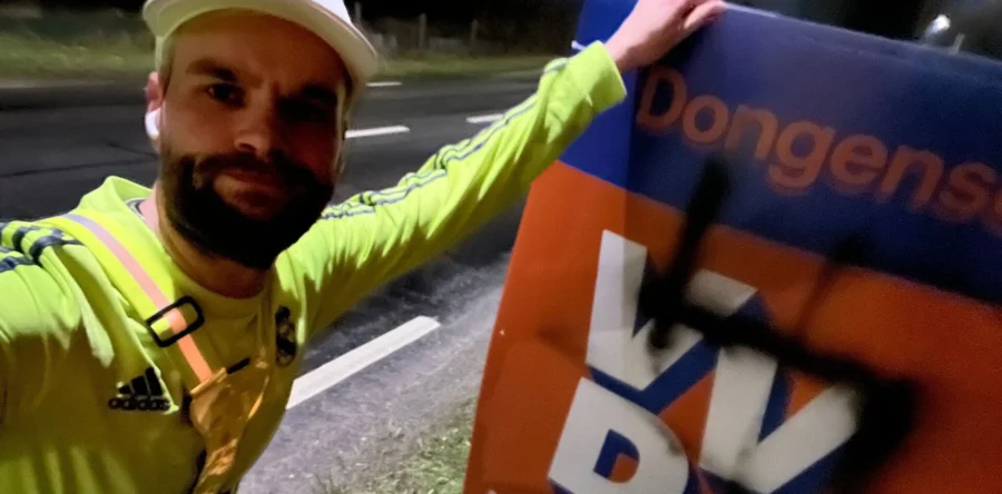 Dongense VVD-posters vernield en beklad: “Absoluut niet tof”