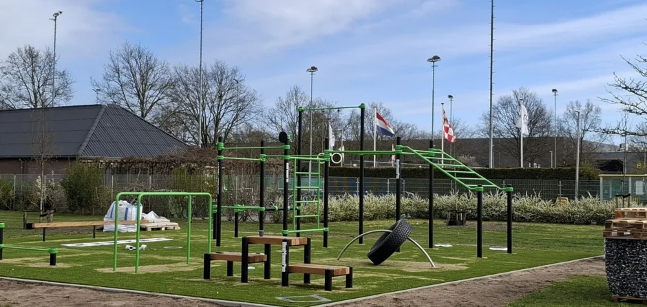Gemeente Heusden is een stel calisthenics-apparaten rijker