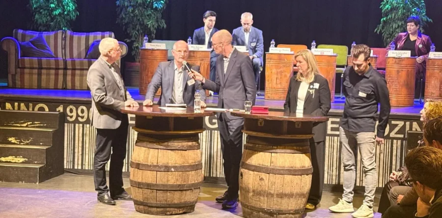 Ook in Waalwijk blijft vuurwerk uit tijdens verkiezingsdebat