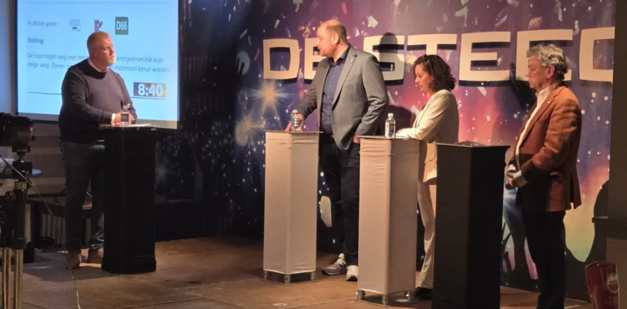 Lijsttrekkersdebat van de gemeente Heusden werd een geslaagde avond