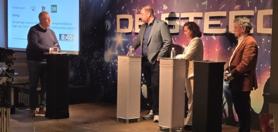 Lijsttrekkersdebat van de gemeente Heusden werd een geslaagde avond