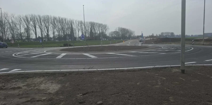 Aanleg tijdelijke rotondes langs de A59 afgerond