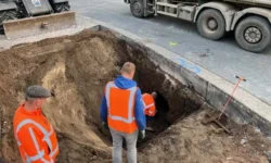 Sinkhole Jonkheer de la Courtstraat gefikst, rotonde weer open