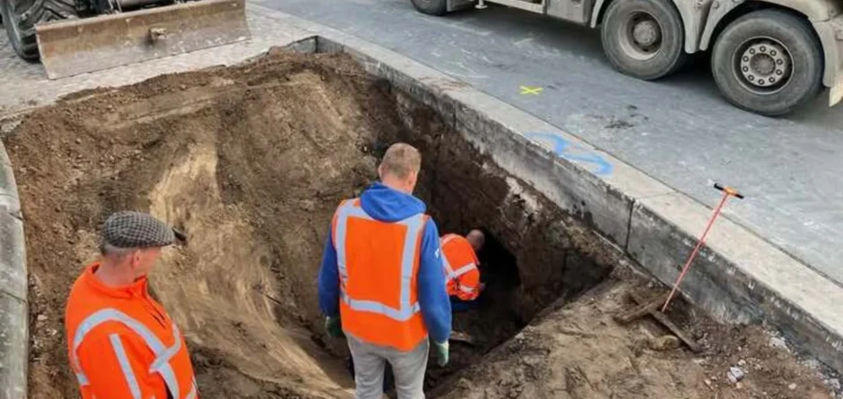 Sinkhole Jonkheer de la Courtstraat gefikst, rotonde weer open