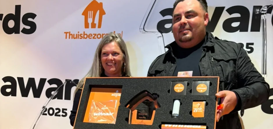 Ons Suusje heeft Thuisbezorgd Award gewonnen en merkt direct effect