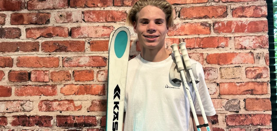 Mick Mekes is een opkomende ster in mogul-skiën (Video)