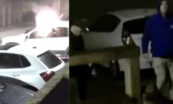 Politie geeft beelden vrij van verdachten autobrand Waalwijk