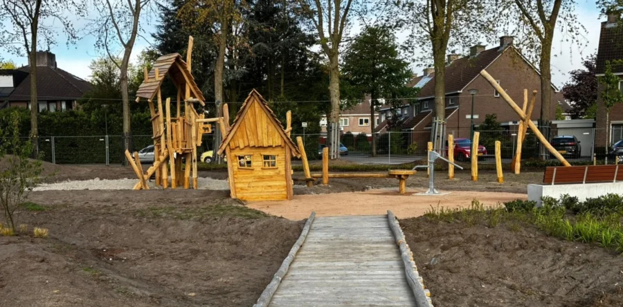 Nieuwe speeltuin Hogevaert bijna open: alleen de puntjes nog op de i