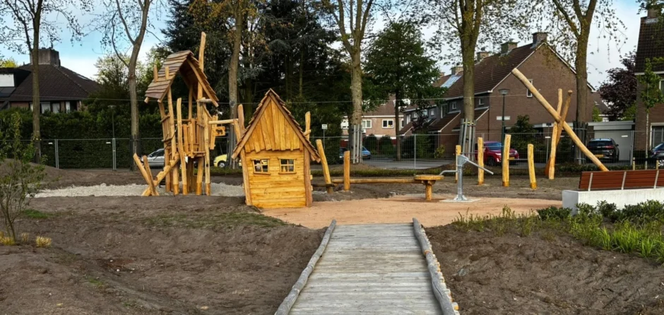 Nieuwe speeltuin Hogevaert bijna open: alleen de puntjes nog op de i