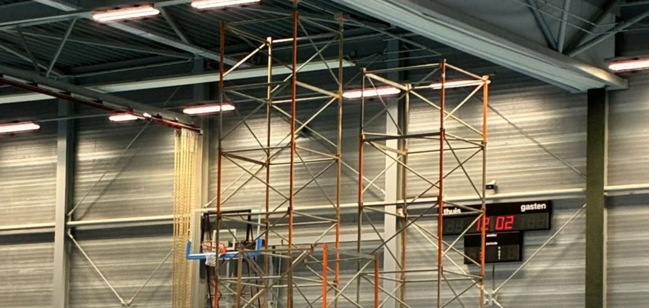 Gevaar geweken bij Sporthal De Slagen, maar hal blijft nog dicht