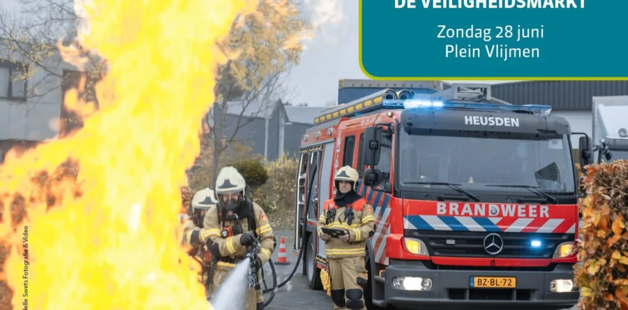 Op de Veiligheidsmarkt in Vlijmen zie je hulpdiensten van dichtbij