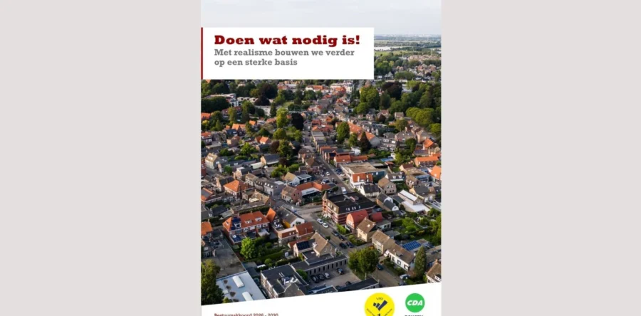 VPD en CDA Dongen akkoord: 1.230 woningen en miljoeneninvesteringen