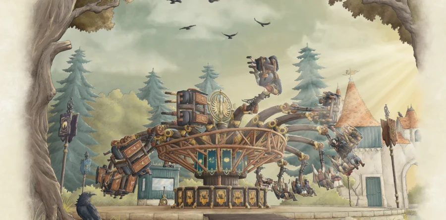 Nieuwste Efteling attractie heet Ravenring en opent komende winter