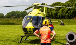 Traumahelikopter uitgerukt voor zwaargewonde vrouw na val Heusden
