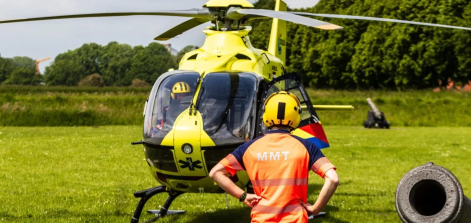 Traumahelikopter uitgerukt voor zwaargewonde vrouw na val Heusden