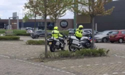 Verkeerscontrole uitgevoerd door politie bij Piet Klerkx Waalwijk