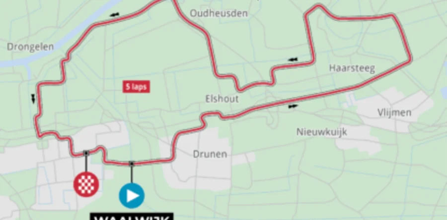 Route van Waalwijkse ZLM-touretappe bekend: finish bij stadion RKC