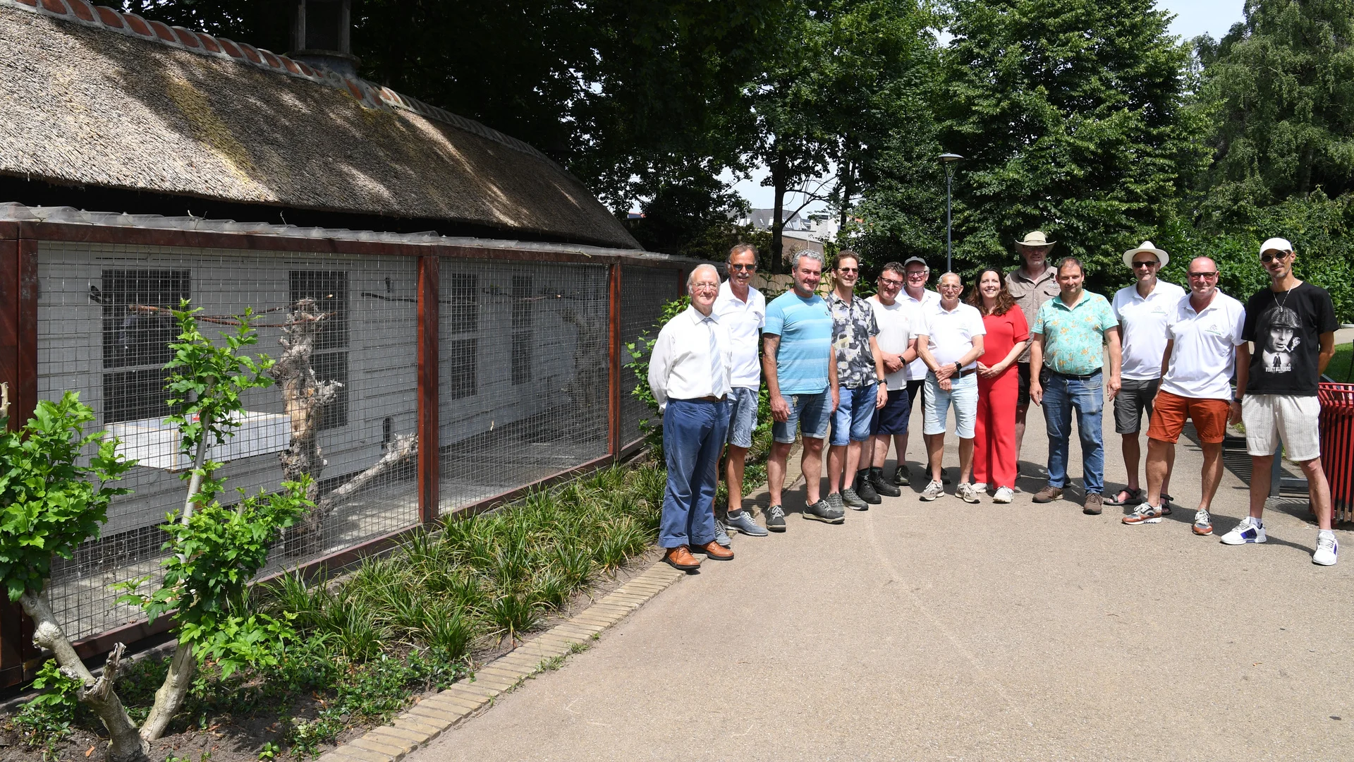 Opknapbeurt voor volière in Park Vredeoord Dongen