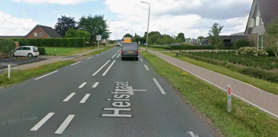 Heistraat tussen Dongen en Oosterhout afgesloten