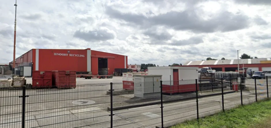 Brand bij Van Noord Recycling in Dongen