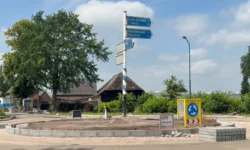 Rotonde Fazantenweg is dicht en zorgt voor verkeerschaos (Video)
