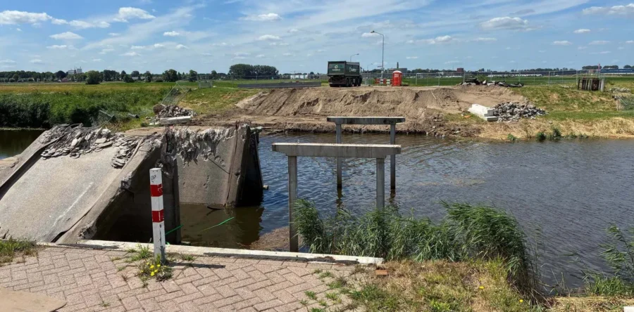Werkzaamheden aan brug Valkenvoortweg liggen op schema