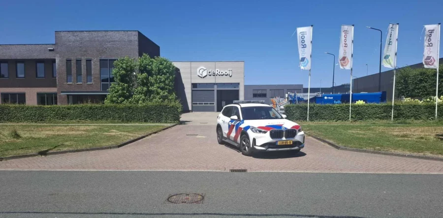 Arbeidsongeluk aan de Tielenstraat in Waalwijk